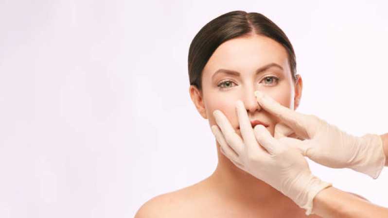 Cirurgia para Correção da Estética Nasal Marcar Vila Sul Americana - Cirurgia de Rinoplastia Reparadora